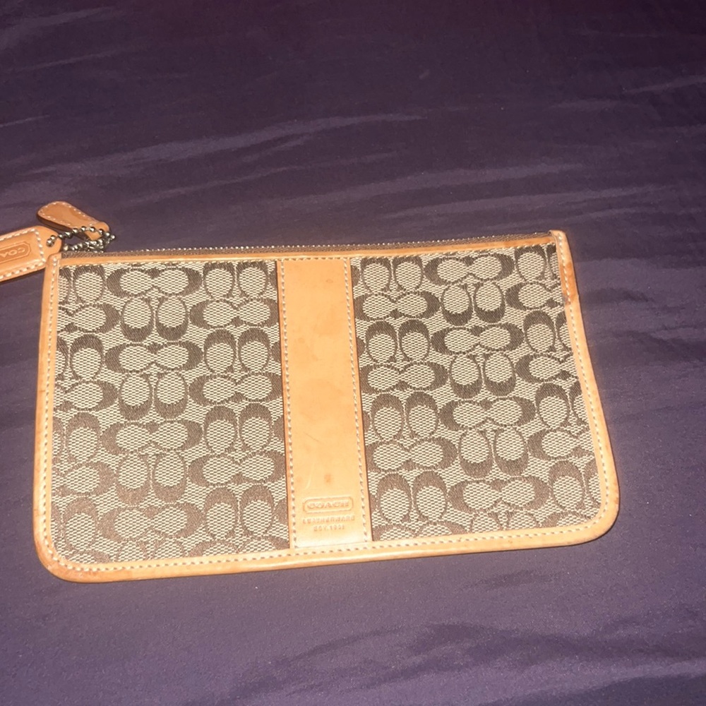 Coach large purse wallet